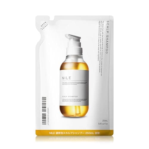 NILE 濃密泡スカルプシャンプー メンズ アミノ酸シャンプー ノンシリコン 詰め替え用 250ml(LAFRANCE(ラフランス)の香り)