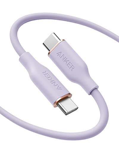 Anker PowerLine III Flow USB-C & USB-C ケーブル (1.8m ライトパープル)