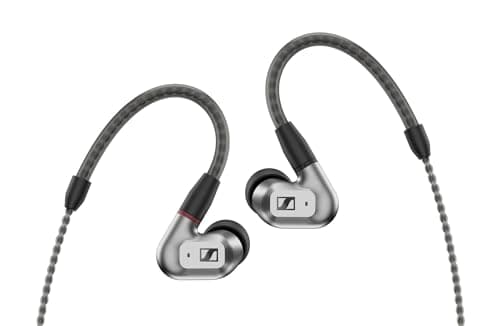 【Amazon.co.jp限定】ゼンハイザー(Sennheiser) イヤホン 有線 IE 200 シルバー ダイナミック カナル型 オーディオファイル ゲーミング TrueResponseトランスデューサー ブレードケーブル イヤーフック イヤフォン デュアルチューニングシステム 【国内正規品】
