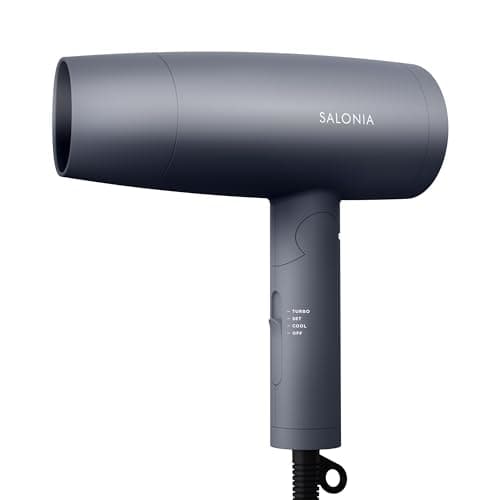 SALONIA サロニア スピーディーイオン ドライヤー 大風量 速乾 軽量 マイナスイオン ヘアドライヤー SL-013AGR グレー【Amazon.co.jp限定】