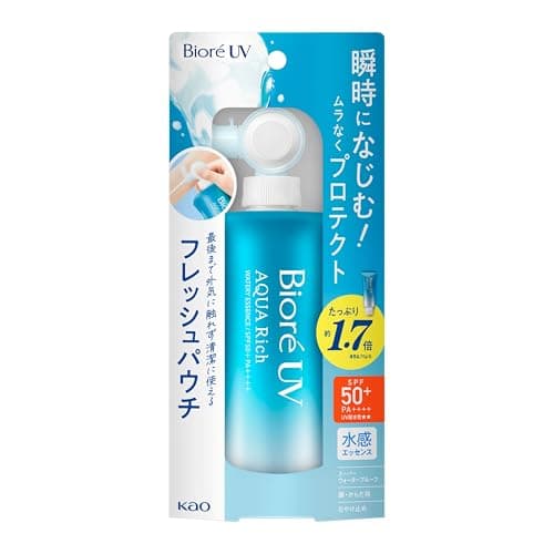 ビオレ UV アクアリッチ ウォータリーエッセンス フレッシュパウチ 120g 日焼け止め SPF50