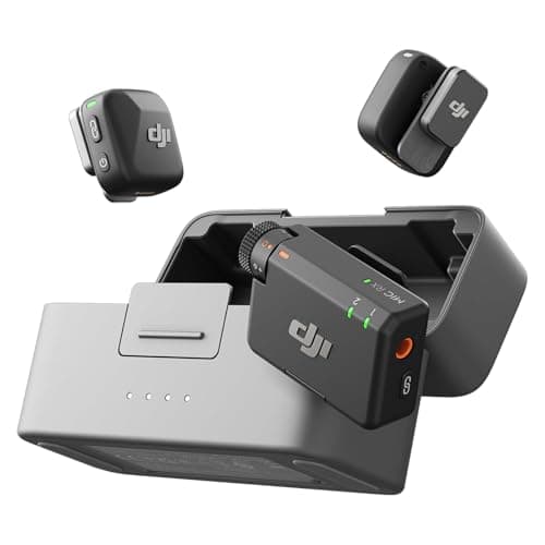 DJI ピンマイク 無線 ミニ 2 TX+1 RX 充電ケース