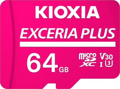 KIOXIA(キオクシア) 旧東芝メモリ microSD 64GB EXCERIA PLUS UHS-I U3 V30 Class10 Nint