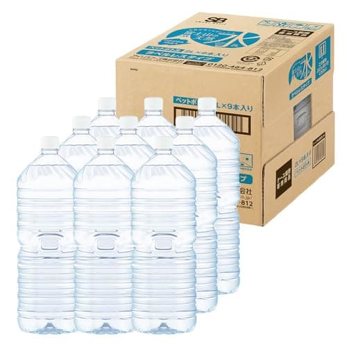 水 2リットル 9本 備蓄水 防災 ミネラルウォーター 2l 天然水 ペットボトル バナジウム ミネラルウォーター アイリスオーヤマ