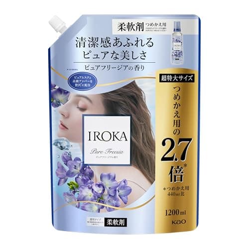 IROKA(イロカ) フレアフレグランス ピュアフリージア つめかえ 1200ml