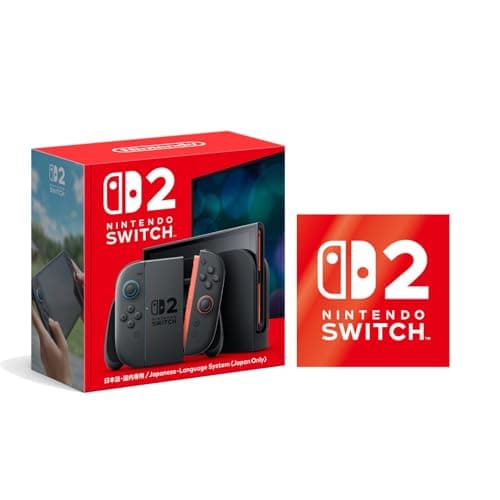 Nintendo Switch 2(日本語・国内専用) 【Amazon.co.jp限定】特典 Nintendo Switch 2 ロゴデザインステッカー 同梱