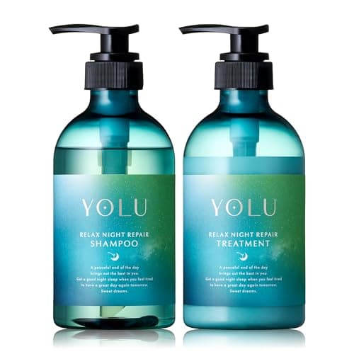 【夏限定】 YOLU ヨル トリーツ サマー シャンプー トリートメント セット リラックスナイトリペア うねりケア 集中補修 摩擦軽減 ミント&ライチソルベの香り