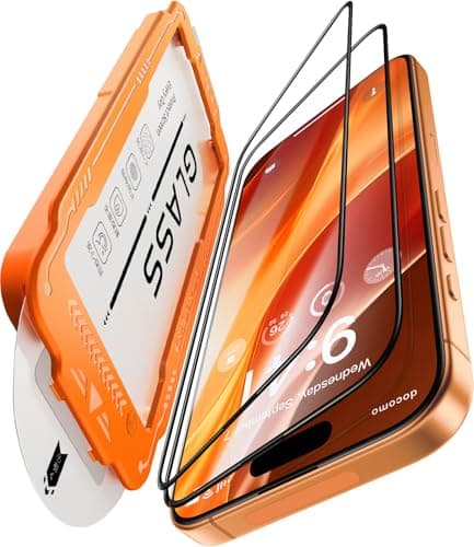 iphone 17 Pro ガラスフィルム 用【米軍No.1規格航空材料&独創的なガイド枠】 2枚セット いphone17 pro 保護フィルム 全面保護 最強硬度10H 耐衝撃 气泡なし Zeniss 自動吸着 貼付け簡単 iphone17proフィルム 超クリア画質 高光沢 ブルーライトカット 目の疲れ軽減 強化ガラス アイフォン17 プロ 指紋防止 破損防止 飛散防止 超フィット感 6.3インチ