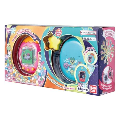 新品おもちゃ Tamagotchi Paradise - Orange Tropics Premium Set