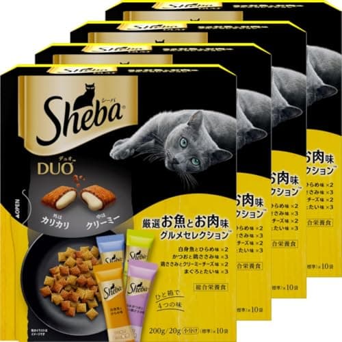 3個セット シーバデュオ 厳選お魚とお肉味グルメセレクション 200g キャットフード