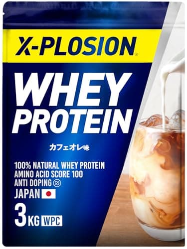 エクスプロージョン WPC 3kg カフェオレ味 100%ホエイプロテイン 大容量